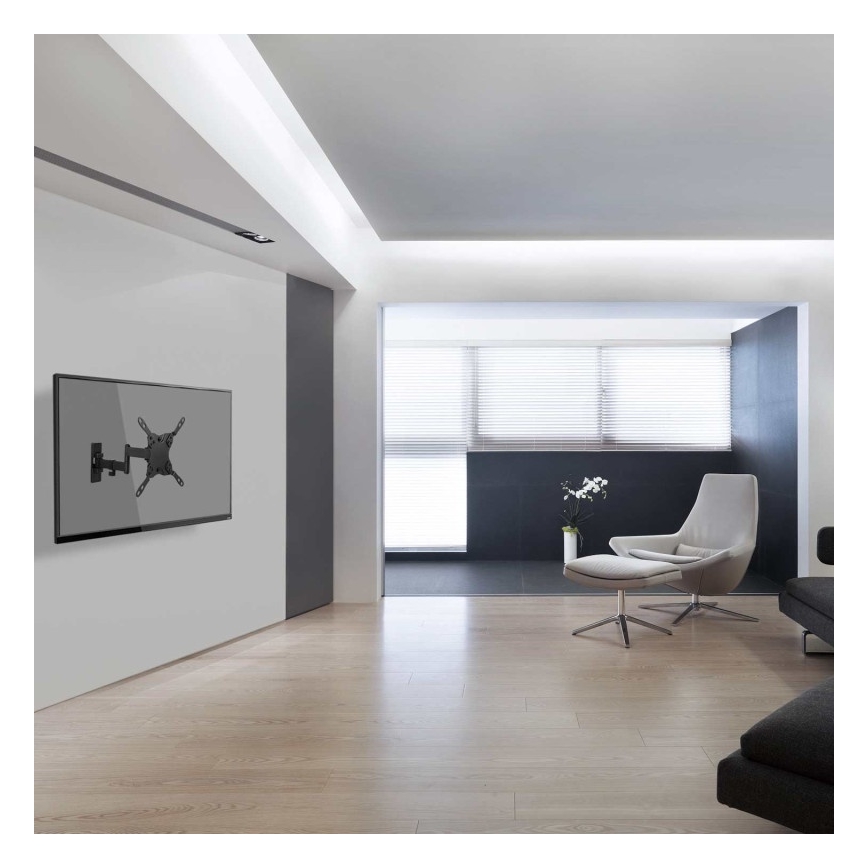 MK FLORIA MKF-21DP224 - Стенен държач за телевизор с панта 46 черен