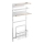 MK FLORIA MKF-21MG02W - Магнитен органайзер 67,5x31 см бял