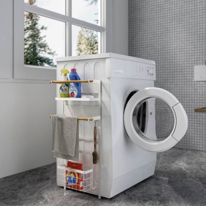 MK FLORIA MKF-21MG02W - Магнитен органайзер 67,5x31 см бял