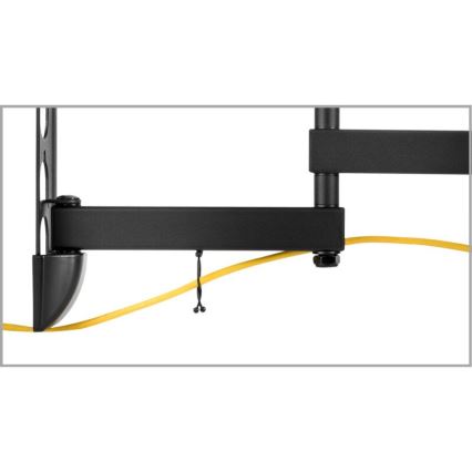 MK FLORIA MKF-23DP444 - Стенна стойка за телевизор с шарнир 65" черен