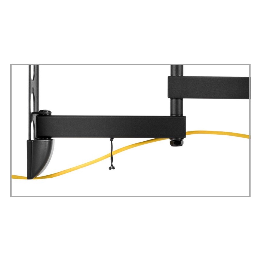 MK FLORIA MKF-23DP444 - Стенна стойка за телевизор с шарнир 65" черен