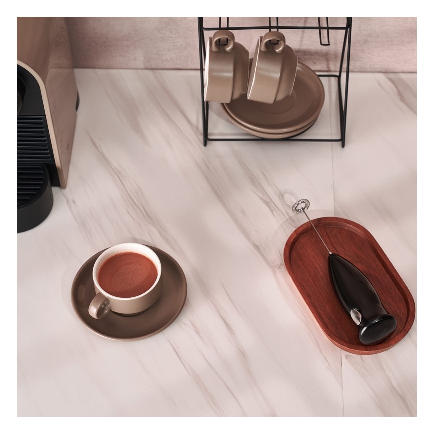 MK FLORIA MKF-23MF10B - Пенообразувател за мляко 2xAA черен