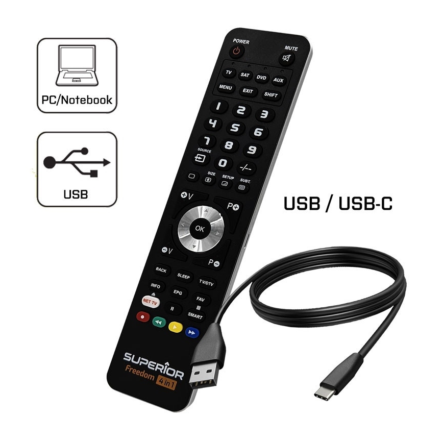 MK FLORIA Superior FREEDOM 4в1 USB - Дистанционно управление 4в1 USB