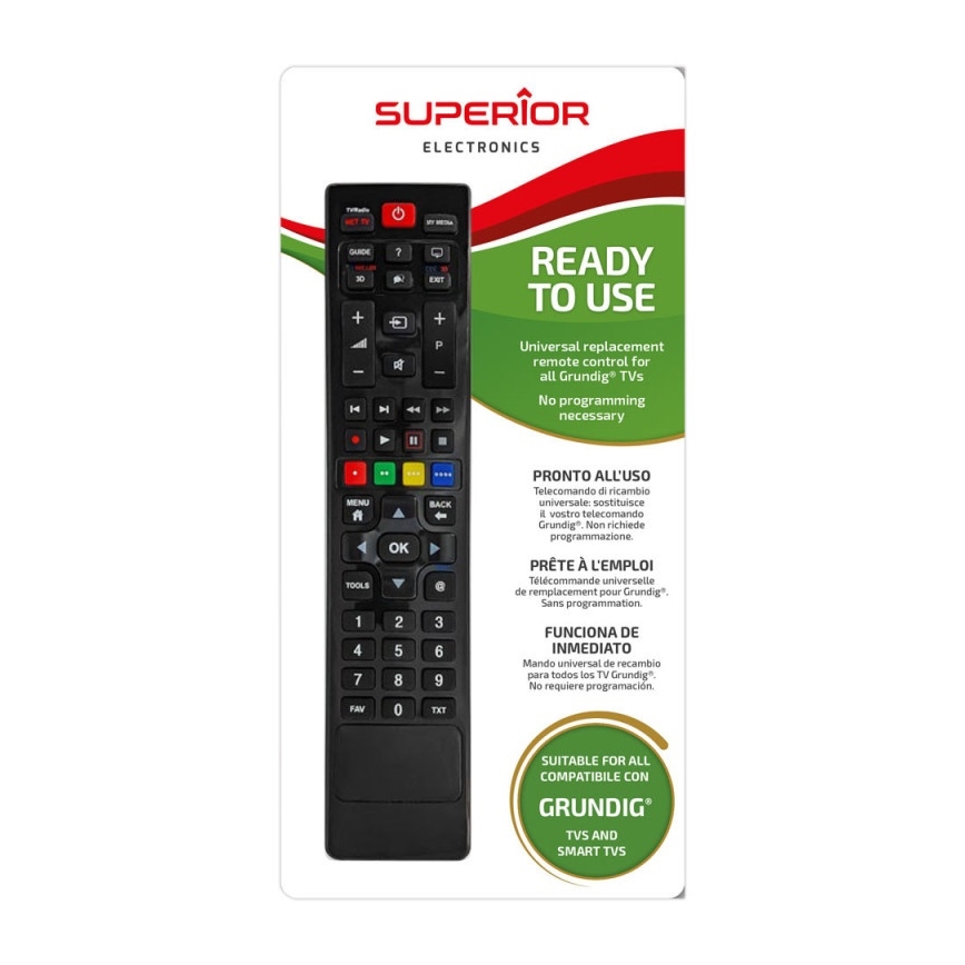 MK FLORIA Superior RC UNI TV Grundig - Резервно дистанционно управление за телевизори Grundig