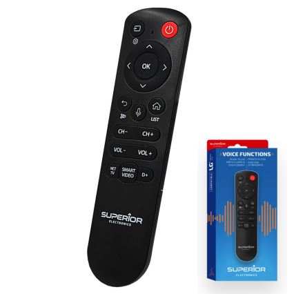 MK FLORIA Superior RC UNI TV LG VOICE - Резервно дистанционно управление за телевизори LG 2xAAA