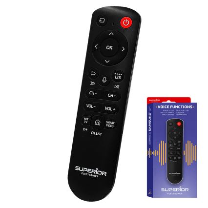 MK FLORIA Superior Samsung Voice - Резервно дистанционно управление за телевизори Samsung, 2xAAA