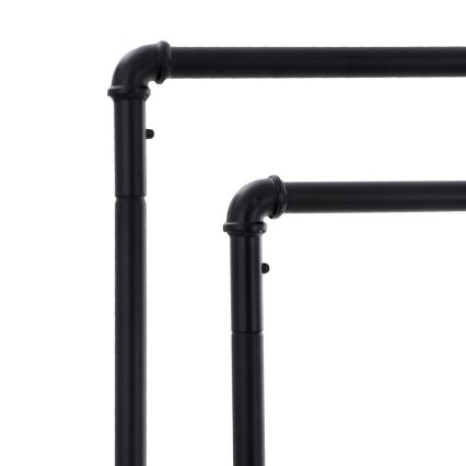 Мобилен стоящ закачалник LINEA черен