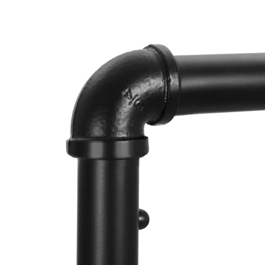 Мобилна стойка за дрехи LINEA, кафява/черна