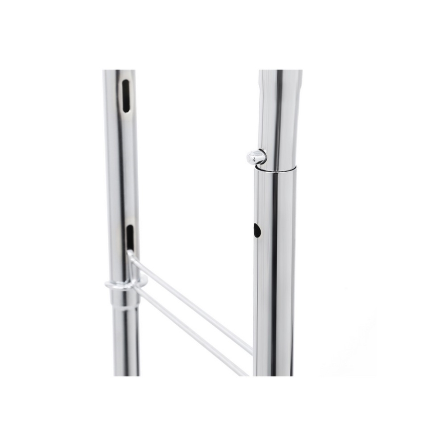 Мобилна стояща закачалка LINEA, сребърна