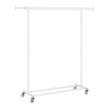 Мобилна закачалка на стойка LINEA бяла