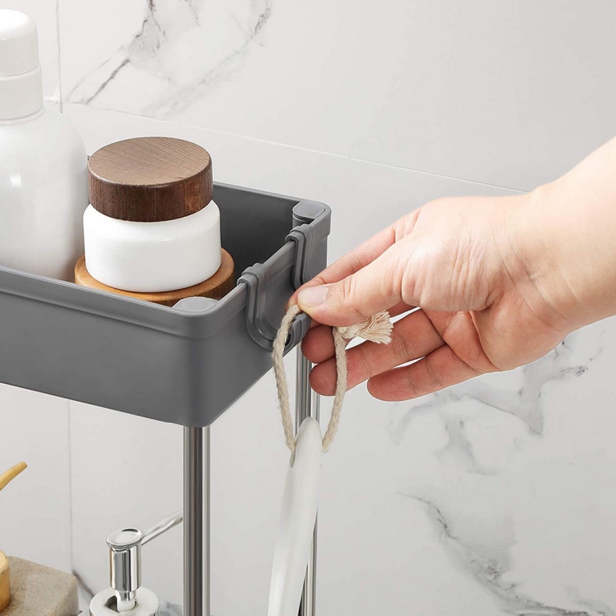 Мобилна количка за съхранение MARGE, сива