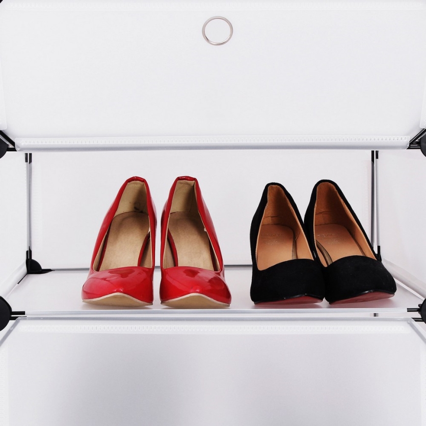 Модулен рафт BOXIFY с чекмеджета, бял