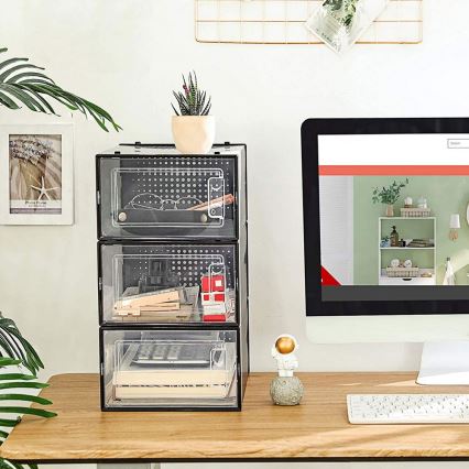 Модулен регал с отделения BOXIFY, черен