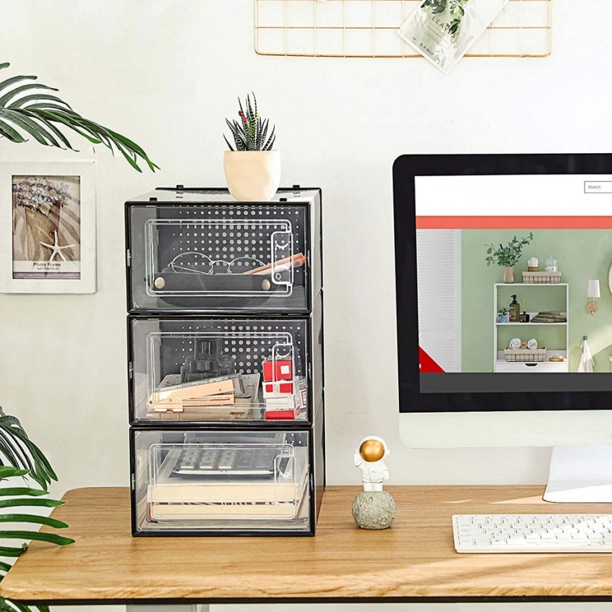 Модулен регал с отделения BOXIFY, черен