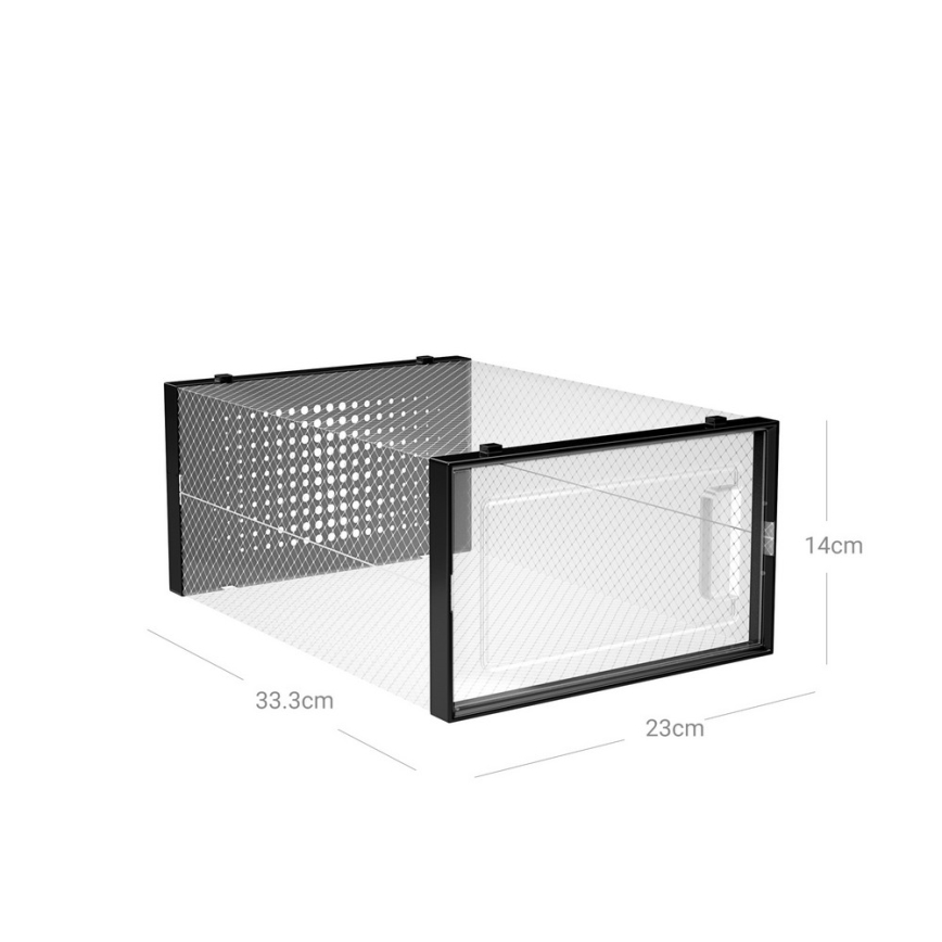 Модулен регал с отделения BOXIFY, черен