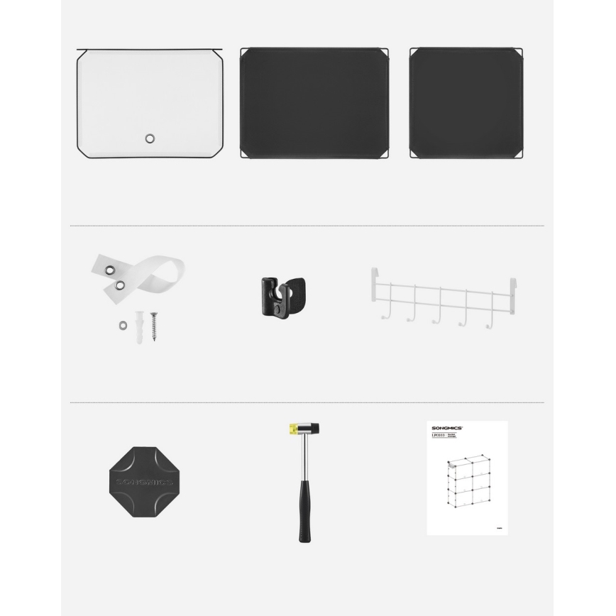 Модулен стелаж с отделения BOXIFY, черен