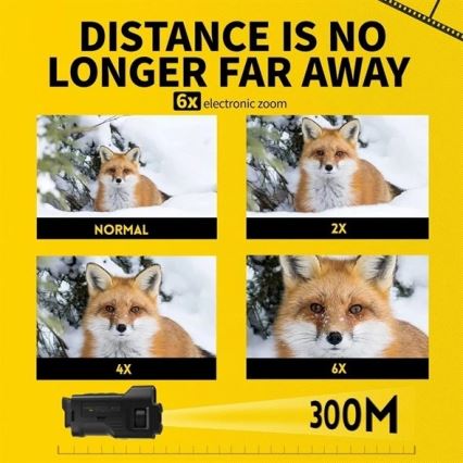 Монокуляр с нощно виждане 6x25 2000 mAh