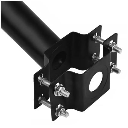 Монтажна скоба за външно осветление BASE, Ø 48 мм, черна