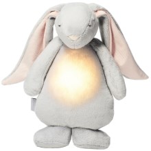 Moonie 4551MOO - Детска малка нощна лампа зайче светлосива