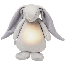 Moonie 4554MOO - Детска малка нощна лампа зайче сива