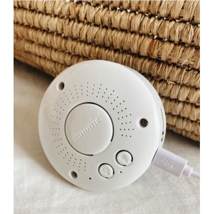 Moonie - Детска малка нощна лампа малко мече сребрист