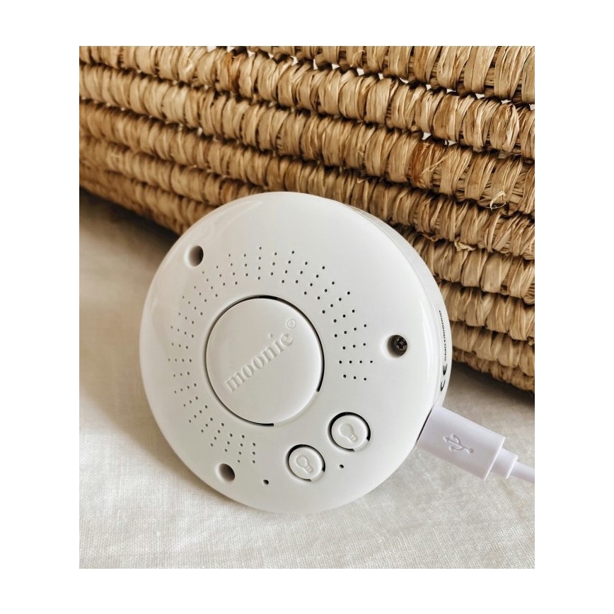 Moonie - Детска малка нощна лампа малко мече сребрист