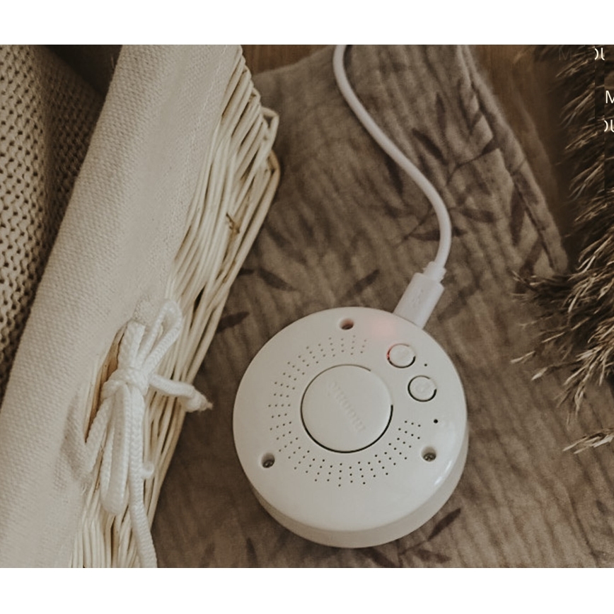 Moonie - Детска малка нощна лампа зайче, облачно сив