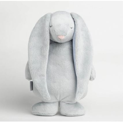 Moonie - Детска малка нощна лампа зайче, сребрист