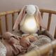 Moonie - Детска малка нощна лампа зайче, кремав