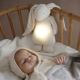Moonie - Детска малка нощна лампа зайче, кремав