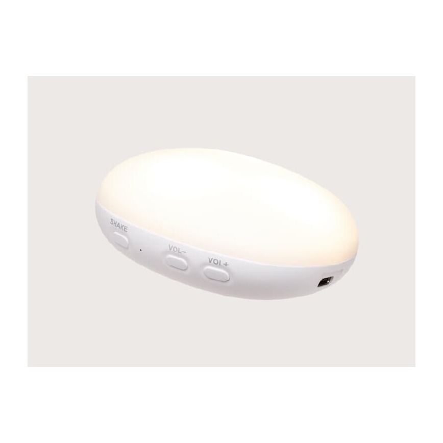 Moonie - Приятел за гушкане с мелодия и светлина 2.0 зайче organic роза