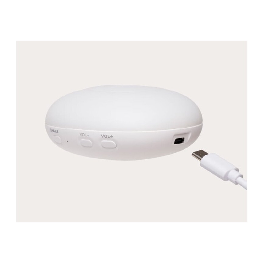 Moonie - Приятел за гушкане с мелодия и светлина 2.0 зайче powder