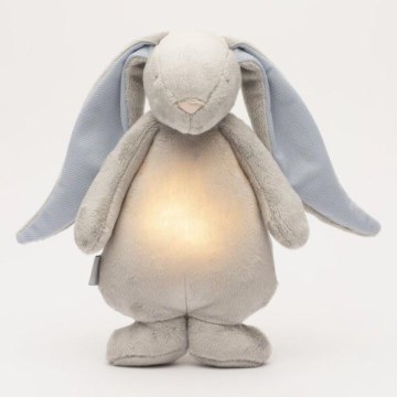 Moonie - Приятел за гушкане с мелодия и светлина 2.0 зайче sky