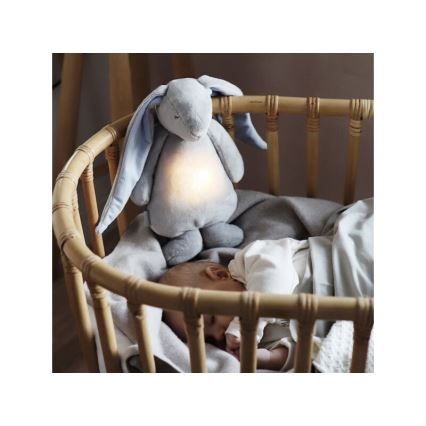 Moonie - Приятел за гушкане с мелодия и светлина 2.0 зайче sky