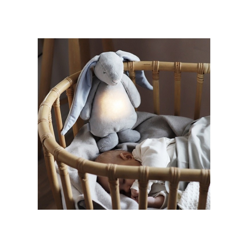 Moonie - Приятел за гушкане с мелодия и светлина зайче небе