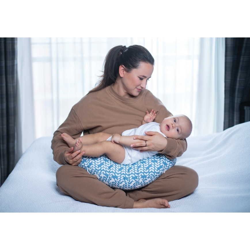 MOTHERHOOD - Възглавница за кърмене CLASSICS синя