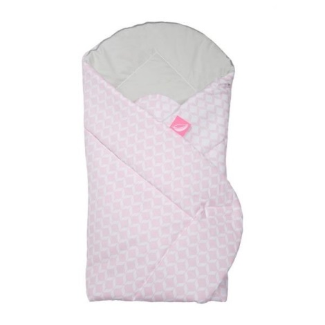 MOTHERHOOD - Одеялце за повиване с кокосова подложка CLASSICS 75x75см розово