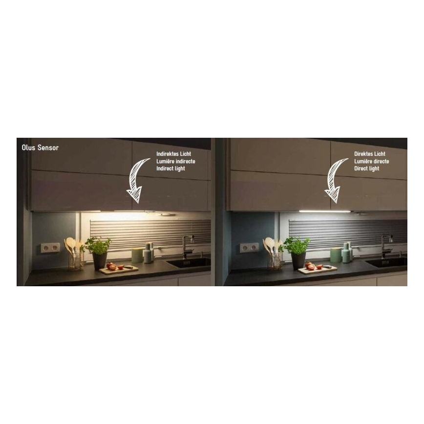 Müller-Licht - LED Лампа за под кухненски шкаф със сензор OLUS LED/11W/230V 3000/4000K