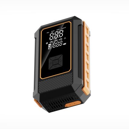 Мултифункционално пусково зарядно с компресор 8000 mAh