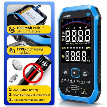 Мултиметър 1000 mAh 5V