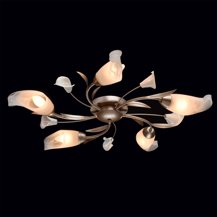 MW-LIGHT - повърхностно монтиран Полилей FLORA 5xE14/60W/230V