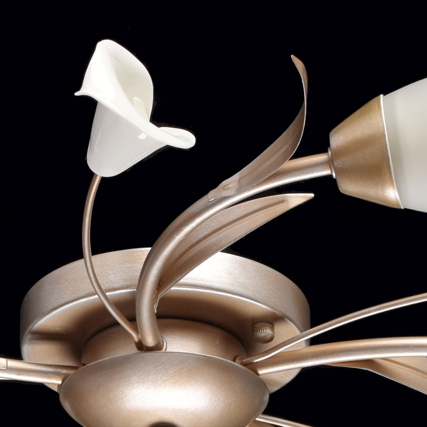 MW-LIGHT - повърхностно монтиран Полилей FLORA 5xE14/60W/230V