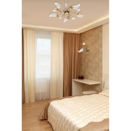 MW-LIGHT - повърхностно монтиран Полилей FLORA 5xE14/60W/230V