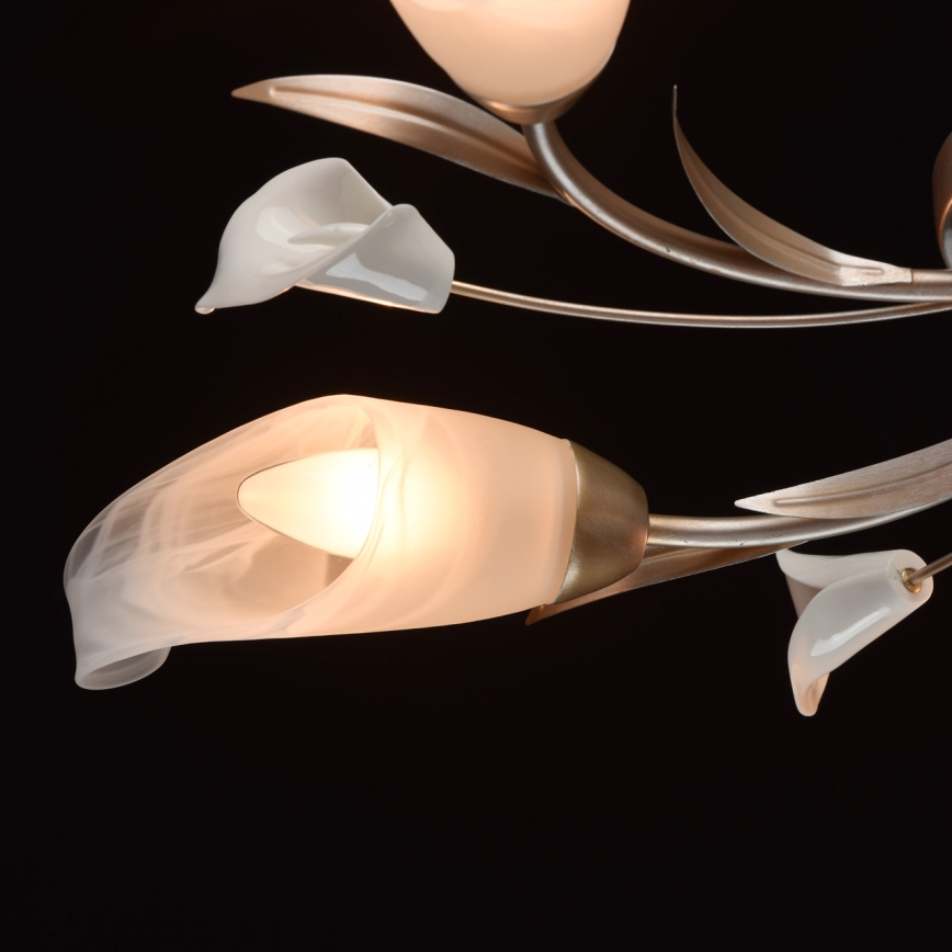 MW-LIGHT - повърхностно монтиран Полилей FLORA 5xE14/60W/230V