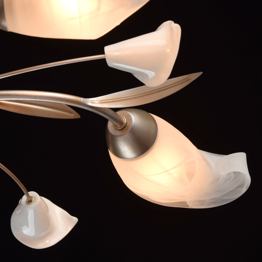 MW-LIGHT - повърхностно монтиран Полилей FLORA 5xE14/60W/230V