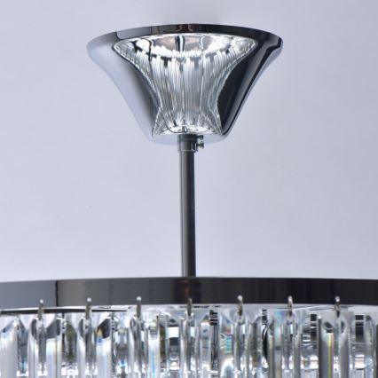 MW-LIGHT - Кристален Полилей на пръчка CRYSTAL 8xE14/60W/230V