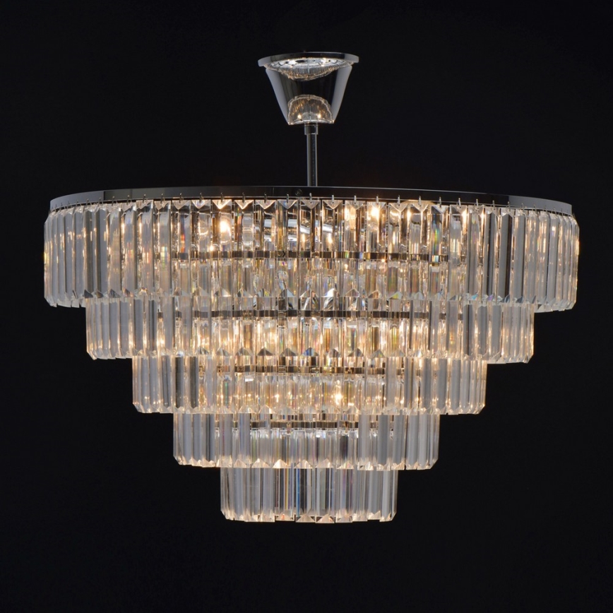 MW-LIGHT - Кристален Полилей на пръчка CRYSTAL 8xE14/60W/230V