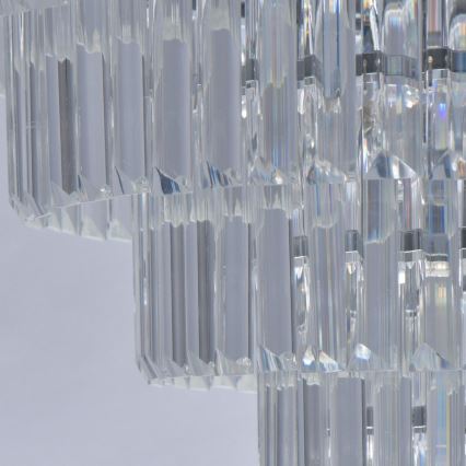 MW-LIGHT - Кристален Полилей на пръчка CRYSTAL 8xE14/60W/230V