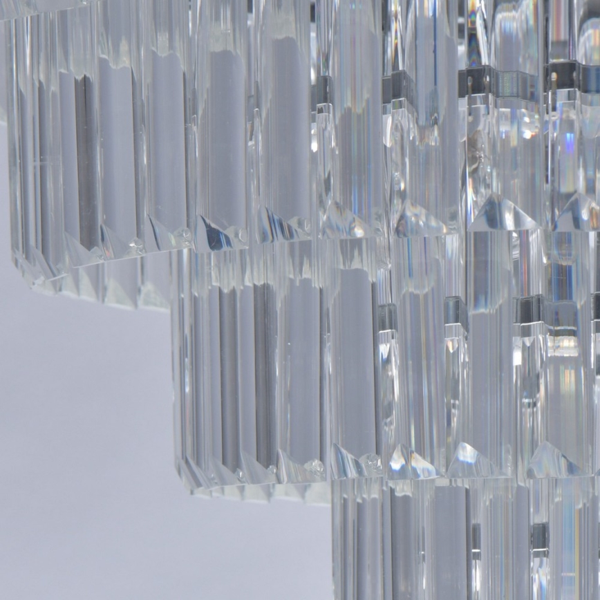 MW-LIGHT - Кристален Полилей на пръчка CRYSTAL 8xE14/60W/230V