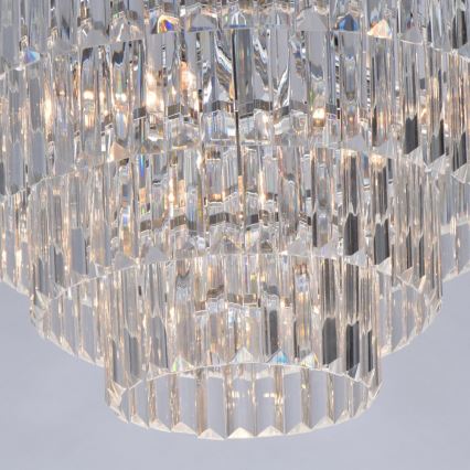 MW-LIGHT - Кристален Полилей на пръчка CRYSTAL 8xE14/60W/230V
